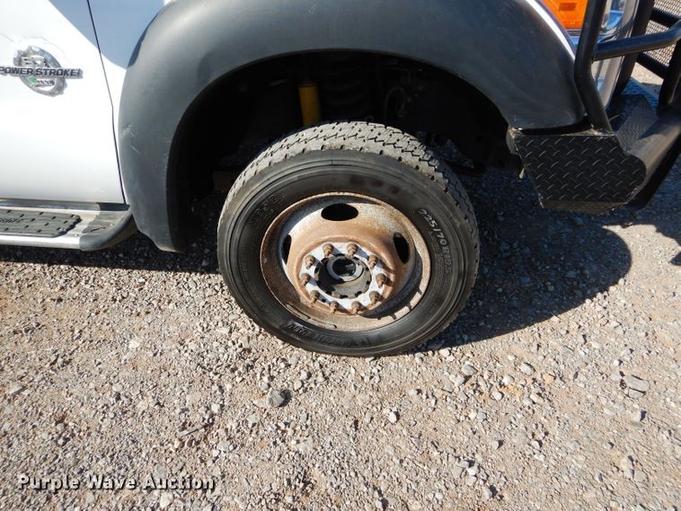 image for item FK9881 2015 Ford F550 Crew Cab flatbed truck