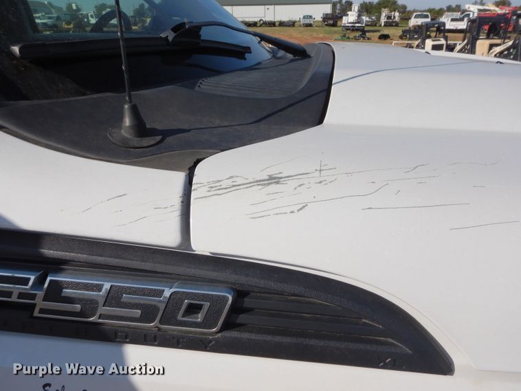 image for item FK9881 2015 Ford F550 Crew Cab flatbed truck