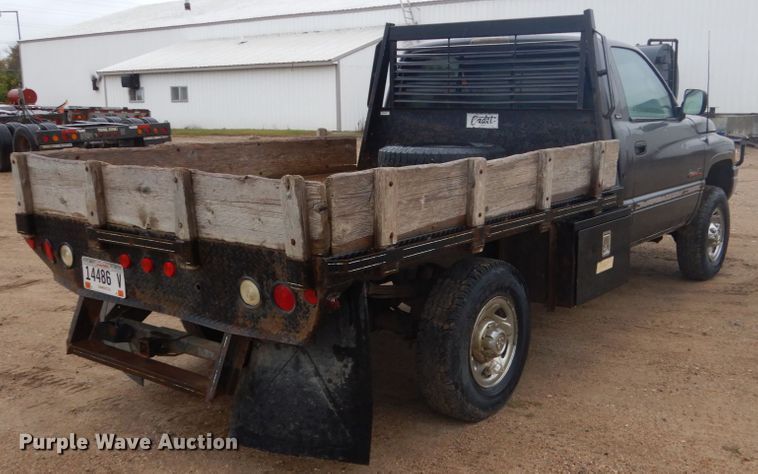 image for item FU9633 1994 Dodge Ram 2500 flatbed pickup truck