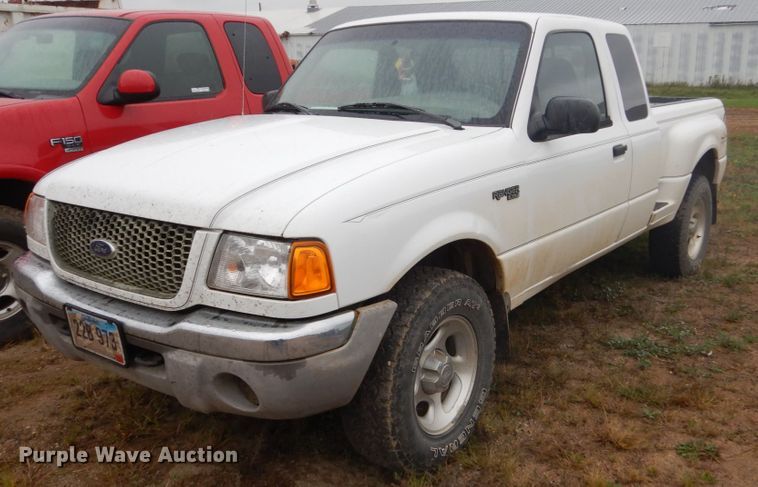 image for item FU9637 2001 Ford Ranger SuperCab pickup truck