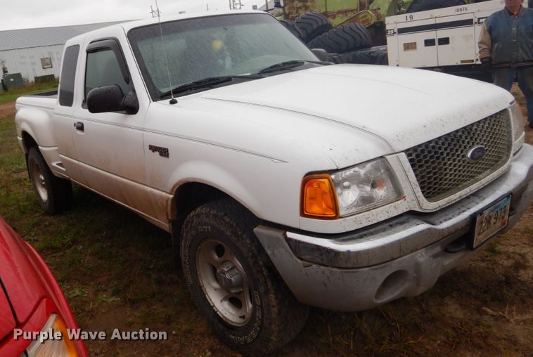 image for item FU9637 2001 Ford Ranger SuperCab pickup truck