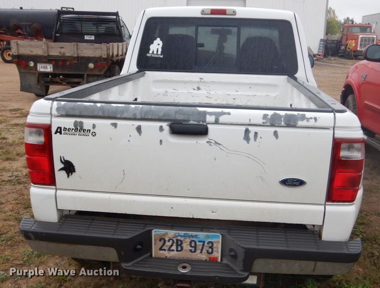 image for item FU9637 2001 Ford Ranger SuperCab pickup truck