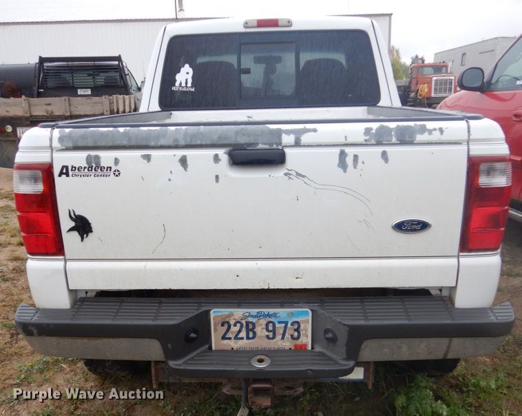 image for item FU9637 2001 Ford Ranger SuperCab pickup truck