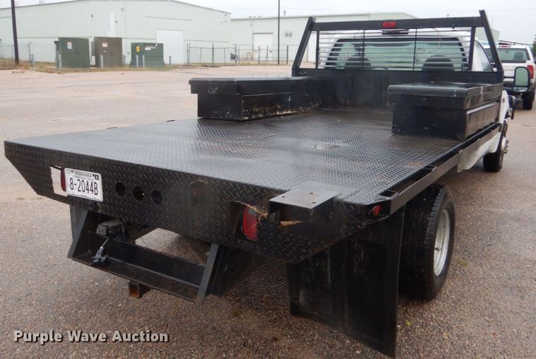 image for item FU9732 1999 Ford F350 Super Duty flatbed pickup truck