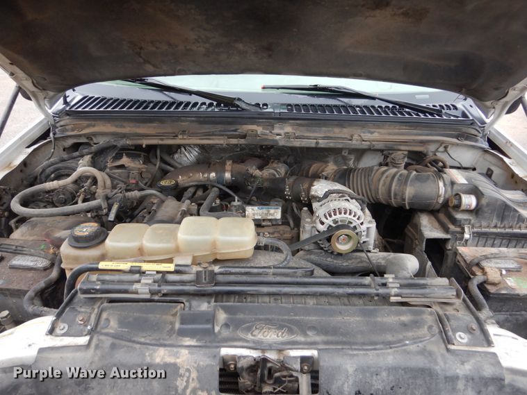 image for item FU9732 1999 Ford F350 Super Duty flatbed pickup truck