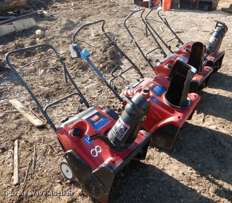 image for item GC9350 (4) Toro snow blowers