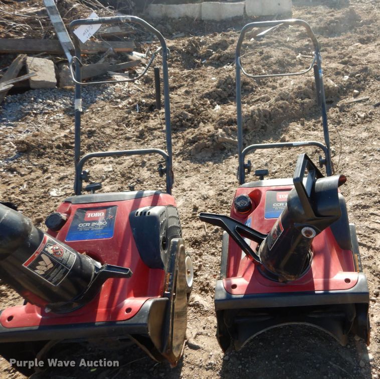 image for item GC9350 (4) Toro snow blowers