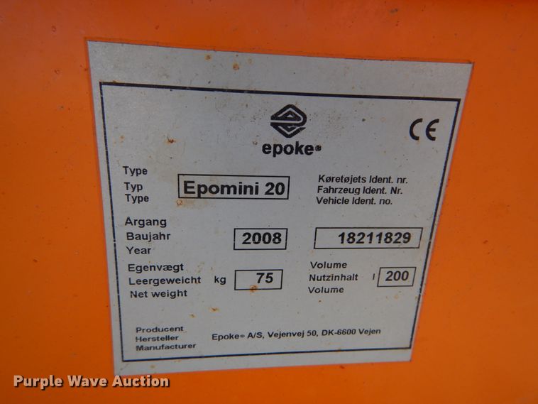image for item GC9352 (2) Epoke Epomini 20 precision drop spreaders