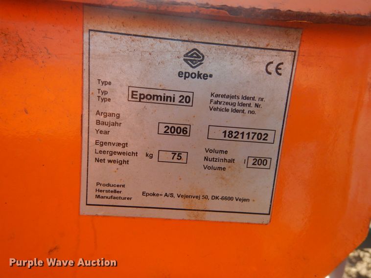 image for item GC9352 (2) Epoke Epomini 20 precision drop spreaders