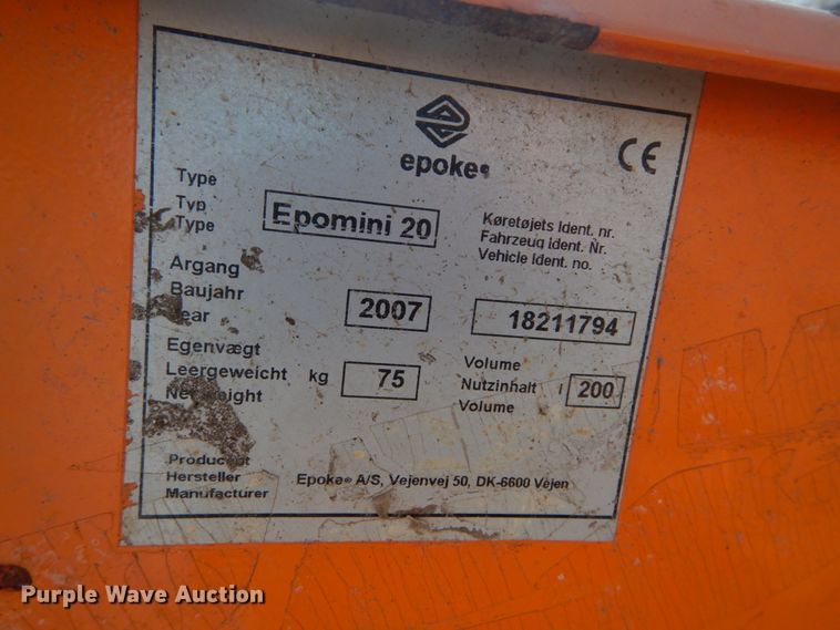 image for item GC9353 (2) Epoke Epomini 20 precision drop spreaders