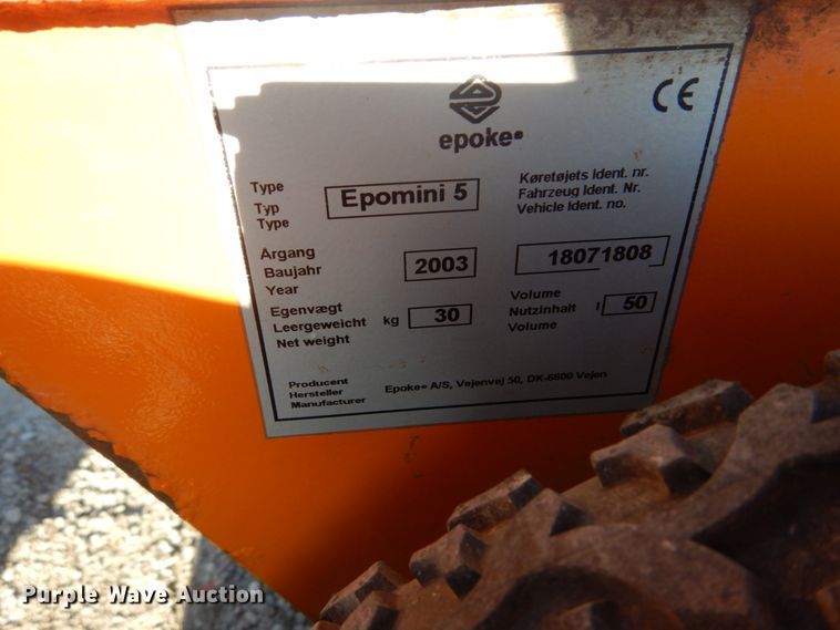 image for item GC9354 (2) Epoke Epomini 5 precision drop spreaders