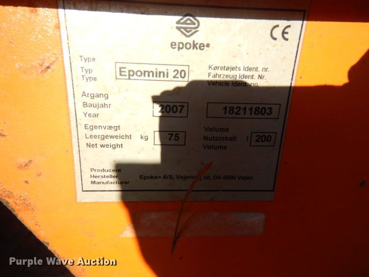 image for item GC9355 (2) Epoke Epomini 20 precision drop spreaders