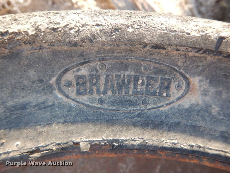 image for item GC9356 (4) 33x6x8 solid tires and wheels