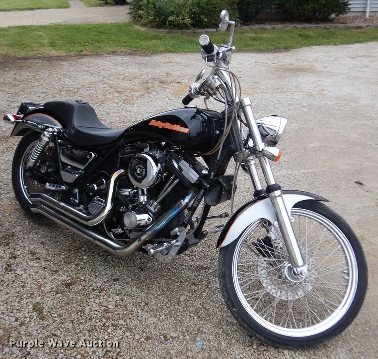 image for item GI9347 1990 Harley Davidson Super Glide Sport motorcycle