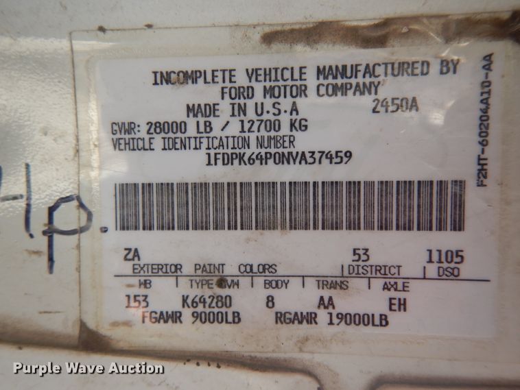 image for item GI9376 1992 Ford F600 bucket truck