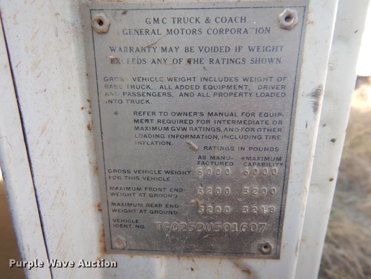 image for item GI9377 1973 GMC Vandura van