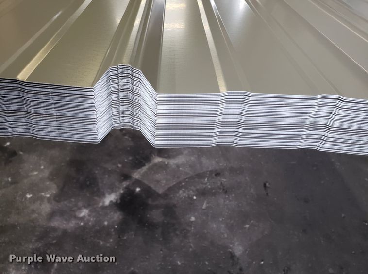 image for item H1127 (45) sheets of ag panel metal roofing/siding