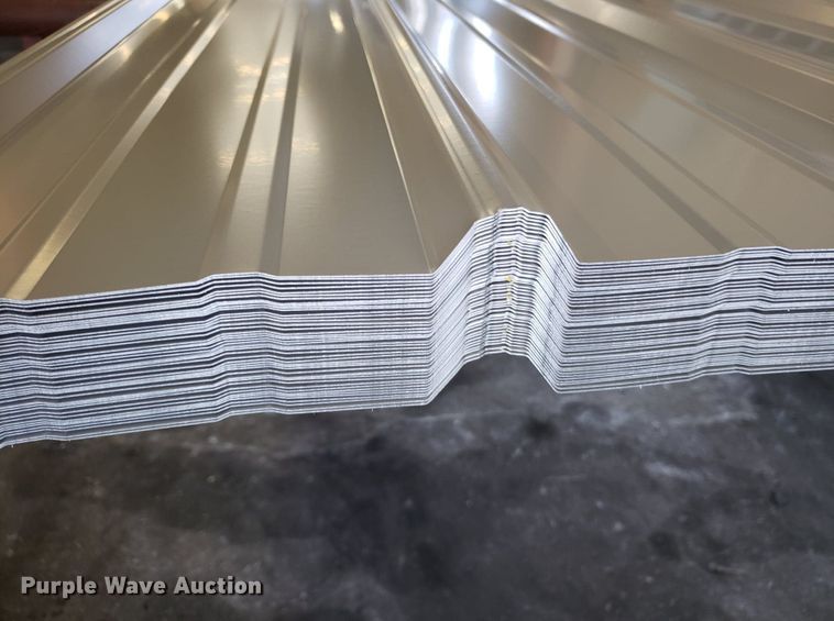 image for item H1129 (50) sheets of ag panel metal roofing/siding
