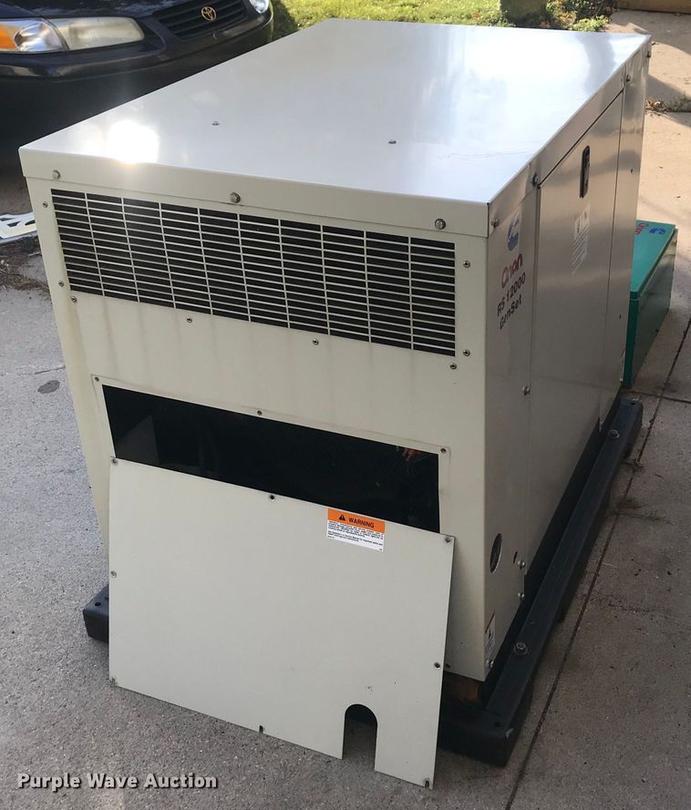image for item H1140 Onan RS12000 generator and transfer panel