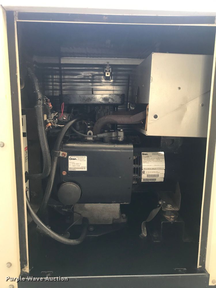 image for item H1140 Onan RS12000 generator and transfer panel