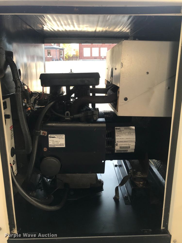 image for item H1140 Onan RS12000 generator and transfer panel