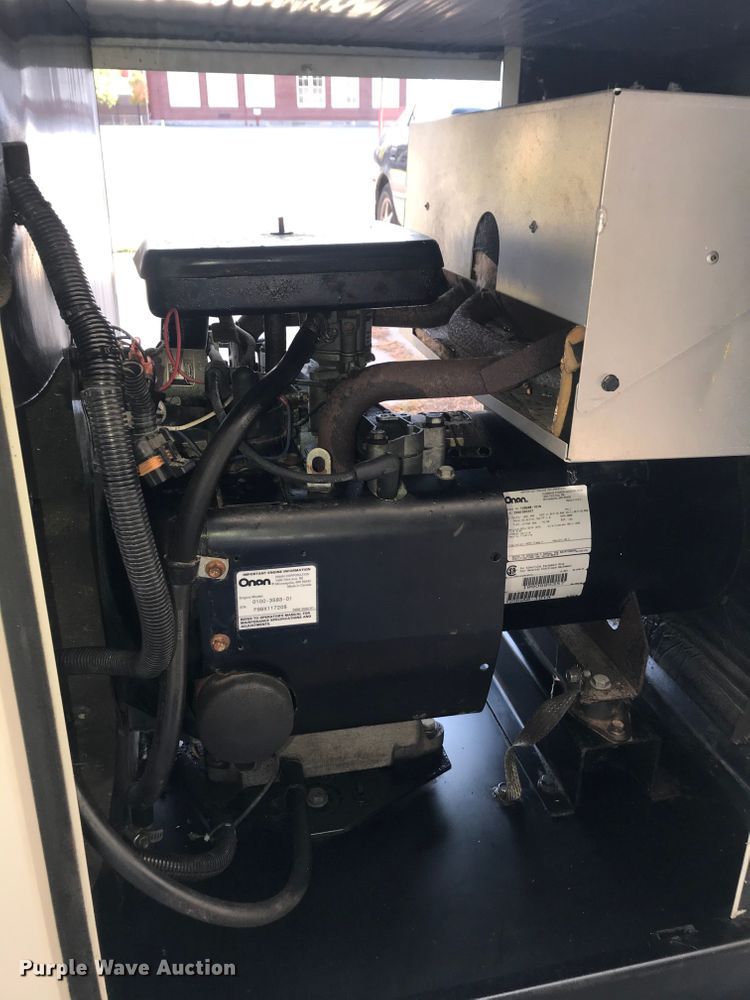 image for item H1140 Onan RS12000 generator and transfer panel