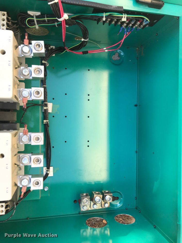 image for item H1140 Onan RS12000 generator and transfer panel