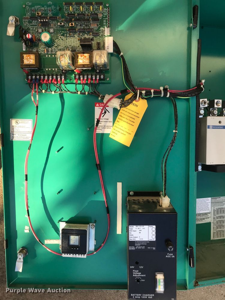 image for item H1140 Onan RS12000 generator and transfer panel