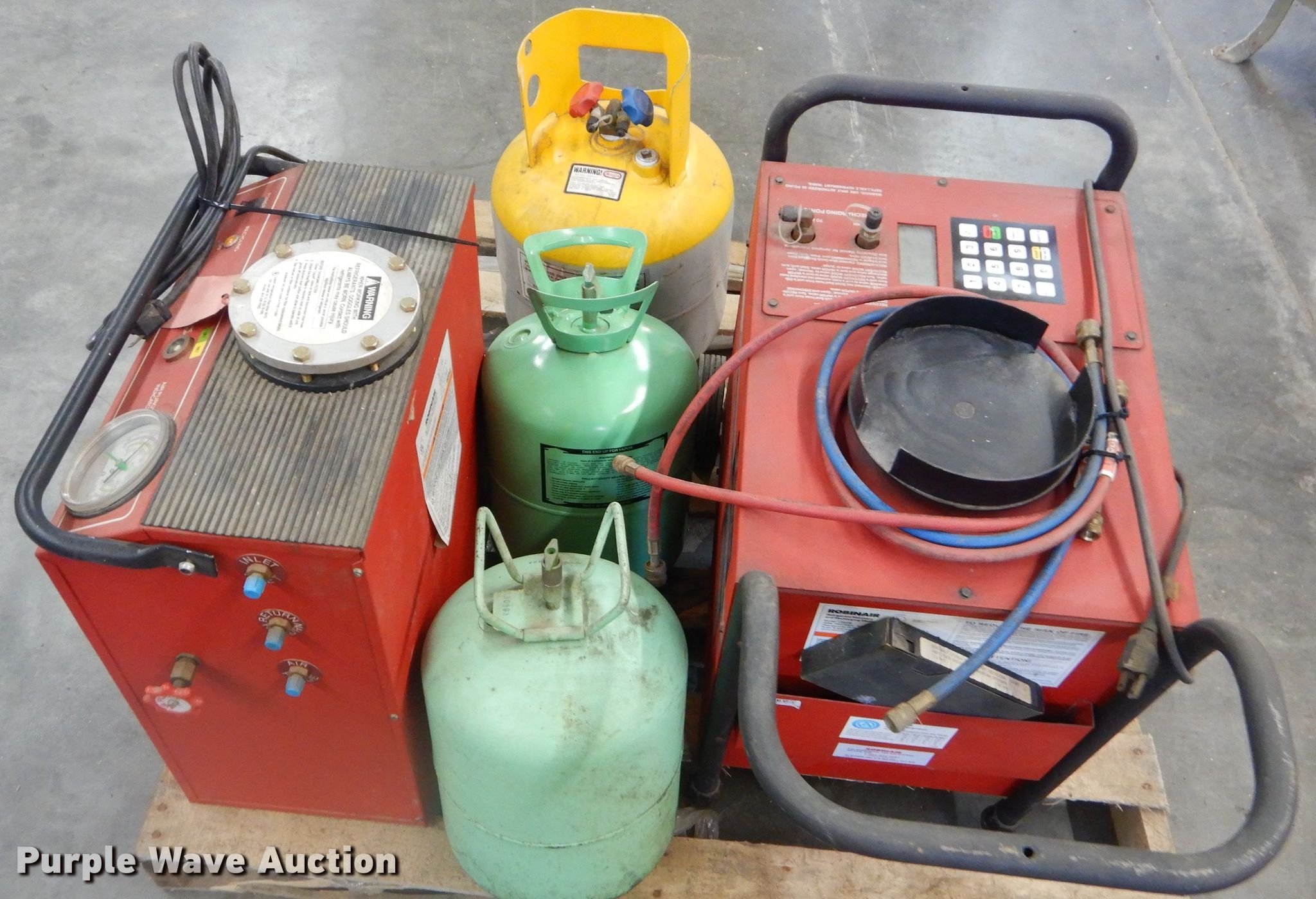 Robinair refrigerant recovery system in Pittsburg, KS | Item EY9297 for ...