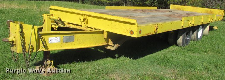 image for item DA8329 2001 Best TTL-24 tilt deck equipment trailer