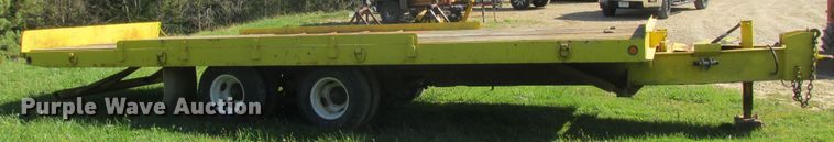 image for item DA8329 2001 Best TTL-24 tilt deck equipment trailer