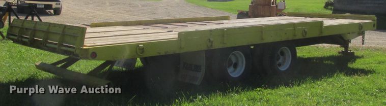 image for item DA8329 2001 Best TTL-24 tilt deck equipment trailer