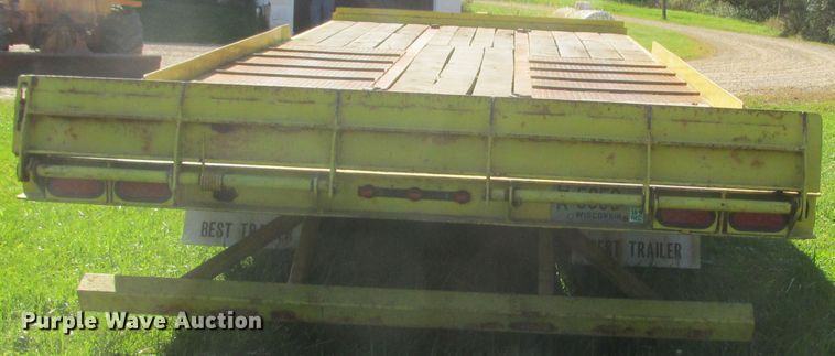 image for item DA8329 2001 Best TTL-24 tilt deck equipment trailer