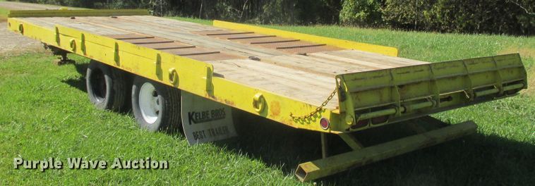 image for item DA8329 2001 Best TTL-24 tilt deck equipment trailer