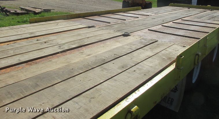 image for item DA8329 2001 Best TTL-24 tilt deck equipment trailer