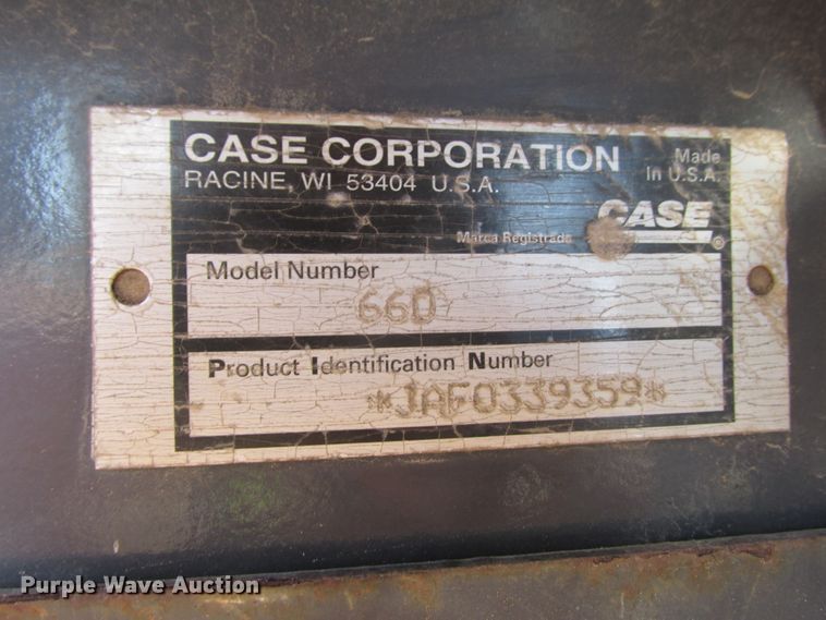 image for item DA8330 Case 660 cable plow