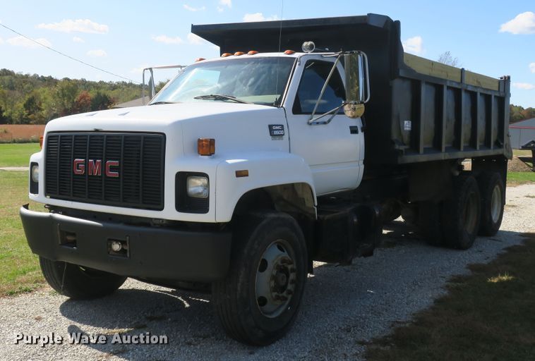 image for item DB10165 2002 GMC C8500 dump truck