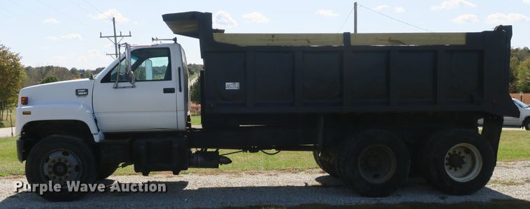 image for item DB10165 2002 GMC C8500 dump truck