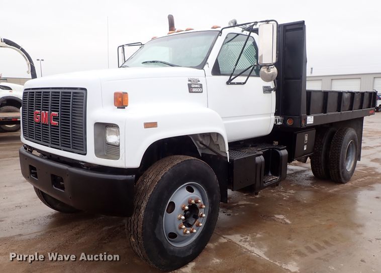 image for item DB7665 2000 GMC C8500 flatbed truck