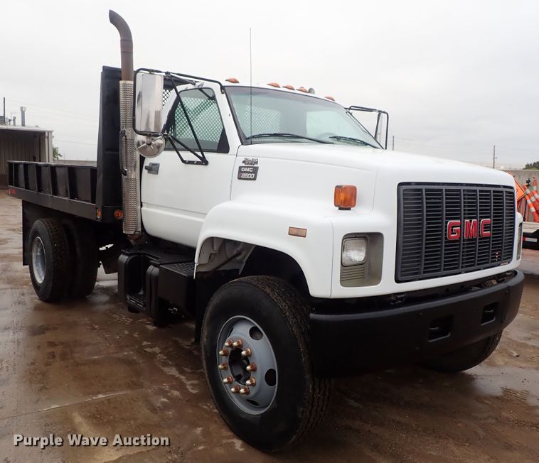 image for item DB7665 2000 GMC C8500 flatbed truck