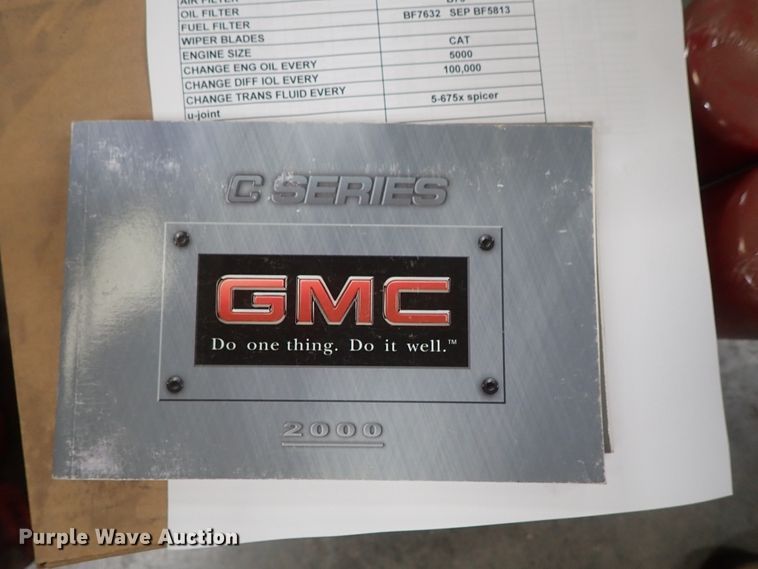 image for item DB7665 2000 GMC C8500 flatbed truck