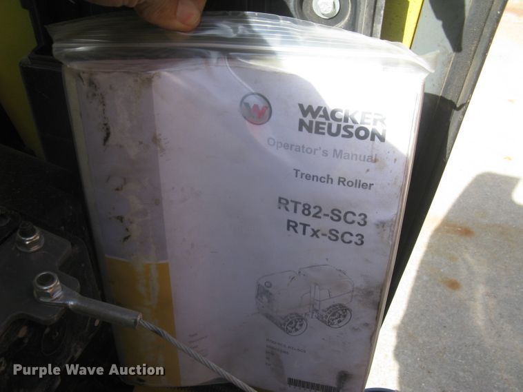 image for item DC1418 Wacker Neuson RTSC3 trench compactor