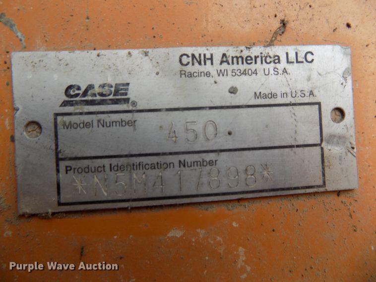 image for item DG2462 2005 Case 450 skid steer