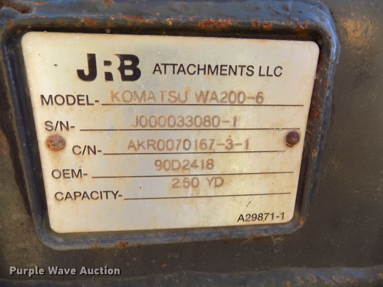 image for item DG2464 2006 Komatsu WA200-5 wheel loader