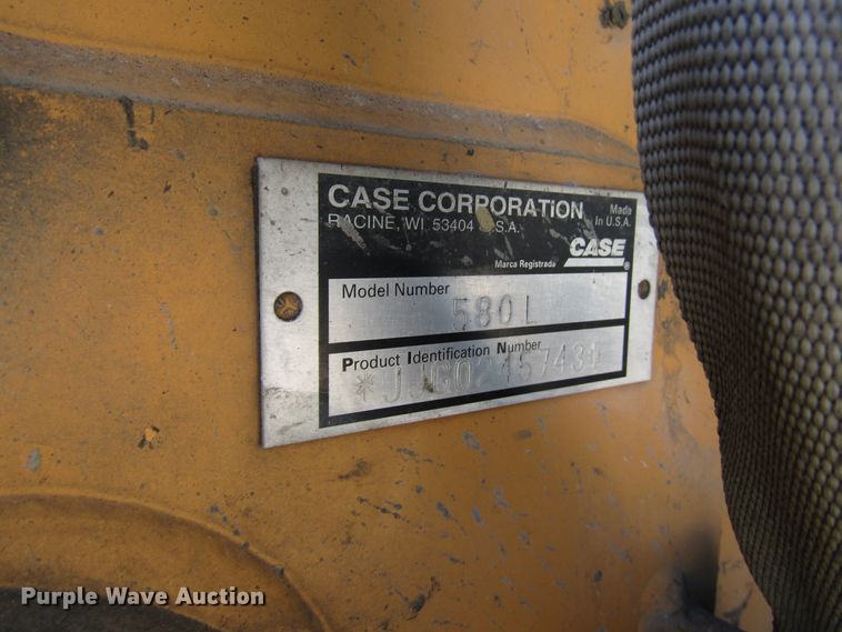 image for item DG8242 1999 Case 580L backhoe