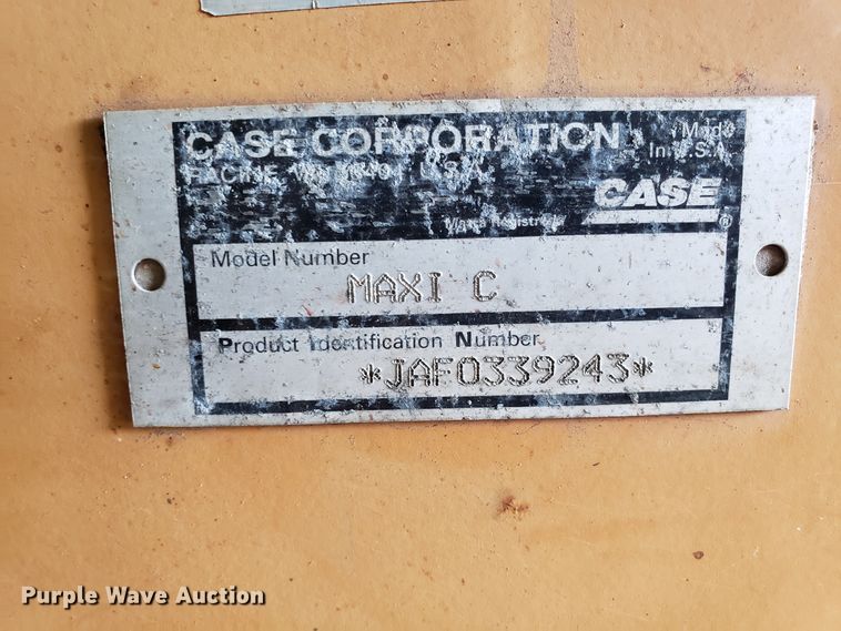 image for item DG8788 Case Maxi Sneaker Series C cable plow