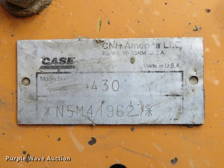 image for item DH1637 2011 Case 430 skid steer