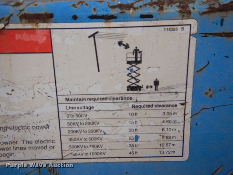 image for item DH2167 2012 Genie GS-2632 scissor lift