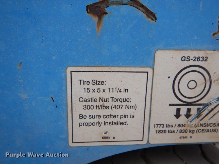 image for item DH2167 2012 Genie GS-2632 scissor lift