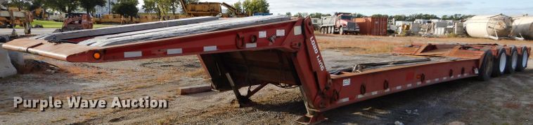 image for item DH2625 2002 Load King 404DFP lowboy equipment trailer